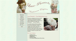 Desktop Screenshot of lace-parasols.com